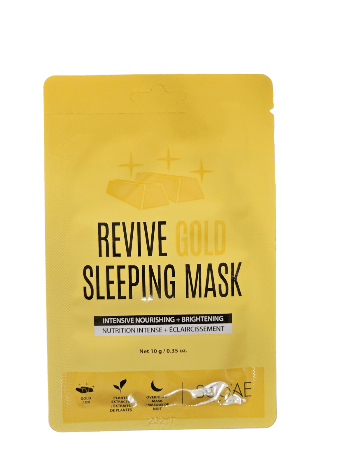 Soo AE  Beauty Products 12 Pack Revive Gold Sleeping Masks
