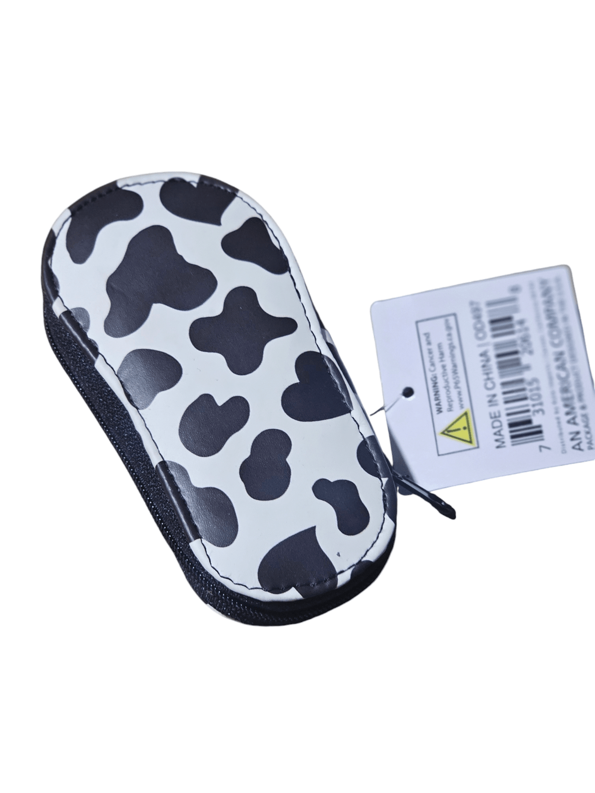 Cow Print Flip Flop 5 Piece Manicure Set