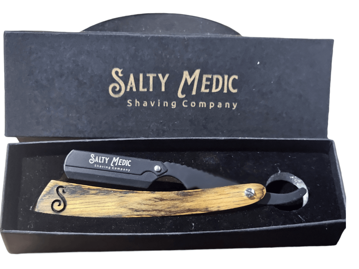 Salty Medic Shaving Co. Straight Razor - The Ultimate Shave