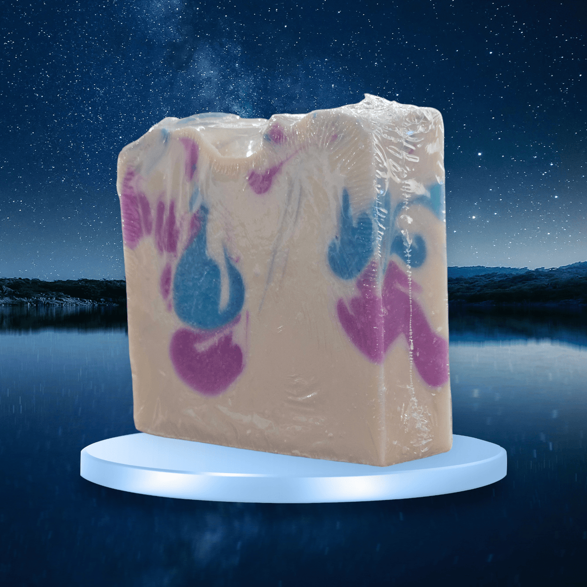 Midnight Raspberry Mystique Soap | Citrus & Black Raspberry Blend | Enigmatic Aroma by Spooklight Soap Co.