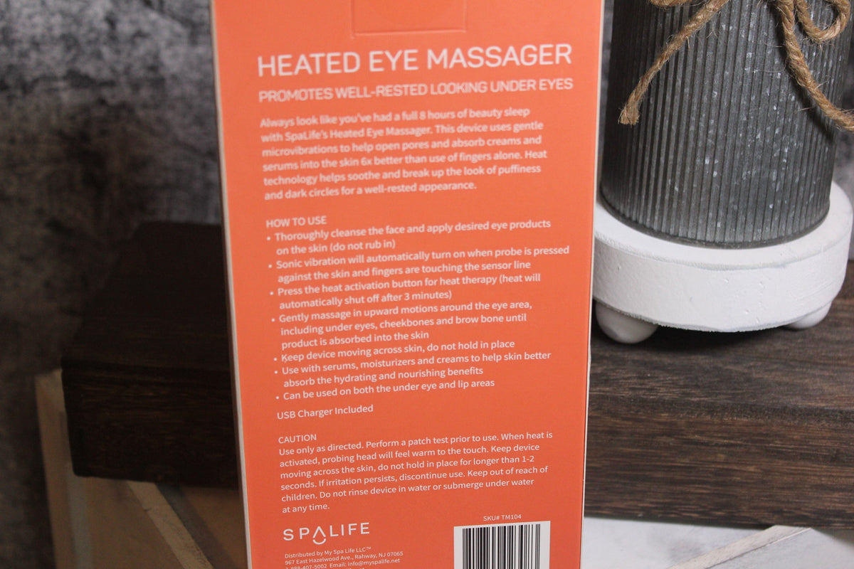 Spa Life Heated Eye Massager
