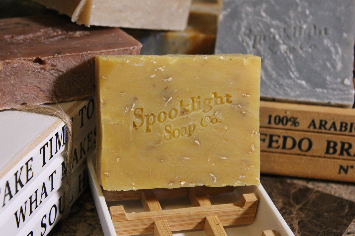 Ghostly Citrus Grain: Artisanal Soap Infused with Rich Antioxidants and Vitamins from Real Beer
